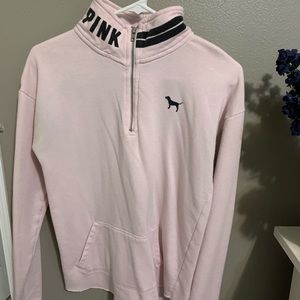 Victoria’s Secret pink half zip sweatshirt